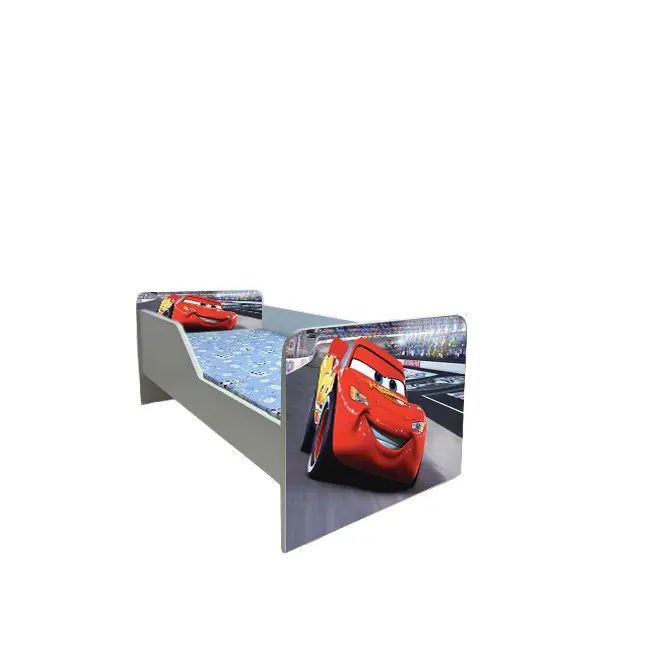 Pat Copii Cars Model Sleepy 2-12 ani Cu Saltea SafeNest 160x80 Cm  Ptv5916