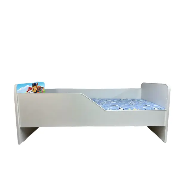 Pat Copii Paw Patrol Model Sleepy 2-8 ani Cu Saltea SafeNest 140x70 Cm  Ptv6174