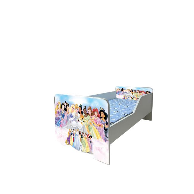 Pat Copii Princess Model Sleepy 2-16 ani Cu Saltea SafeNest 180x80 Cm  Ptv6207