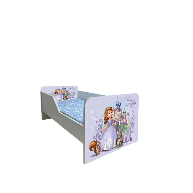 Pat Copii Sofia 1 Model Sleepy 2-12 ani Cu Saltea SafeNest 160x80 Cm  Ptv6276