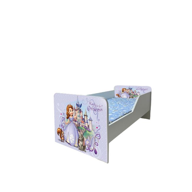 Pat Copii Sofia 1 Model Sleepy 2-16 ani Cu Saltea Inclusa 180x80 Cm  Ptv6281