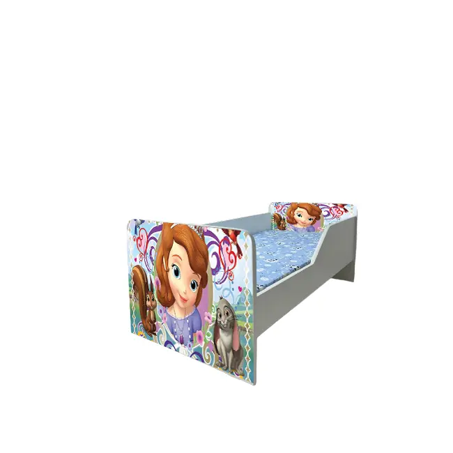 Pat Copii Sofia 2 Model Sleepy 2-12 ani Cu Saltea SafeNest 160x80 Cm  Ptv6299