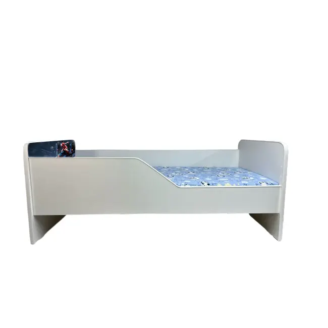 Pat Copii Spiderman 2 Model Sleepy 2-8 ani Cu Saltea SafeNest 140x70 Cm  Ptv6372