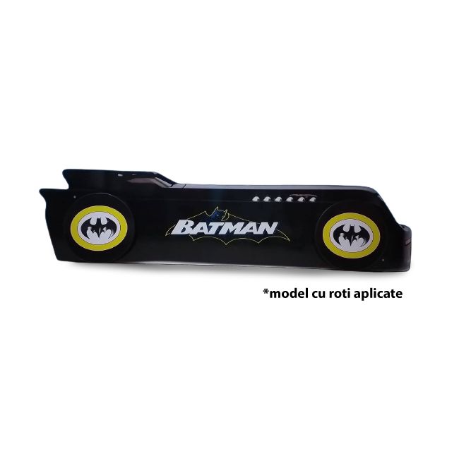 Pat Copii In Forma De Masina Batman Car 2-16 ani Cu Saltea Inclusa 180x80 Cm  CMG4405