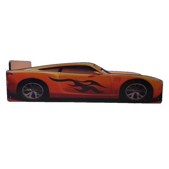 Pat Copii 2-12 ani In Forma De Masina Ramirez Car Cu Saltea Inclusa 160x80 Cm  CMG4412