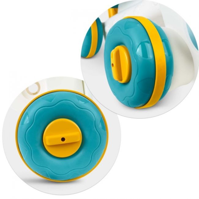 Antemergator 4 in 1 cu diverse activitati si sunete ricokids 781500 - albastru edeedi781500