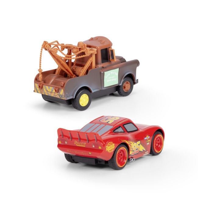 JADA CARS SET 2 MASINUTE CU TELECOMANDA FULGER MCQUEEN SI MATER SCARA 1:32 VIV203084036