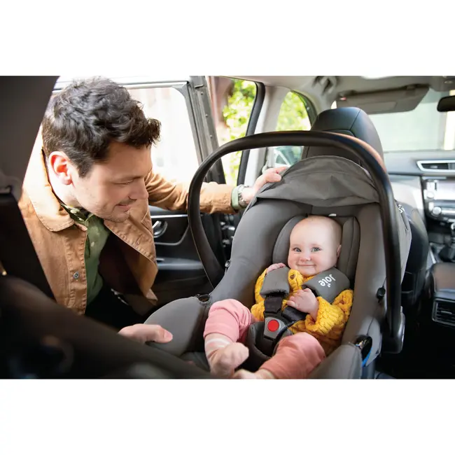 Joie - scoica auto i-snug 2 cu tetiera reglabila, 40-75 cm, moonlight, testata adac si certificata r129 bbbc1817camnl000