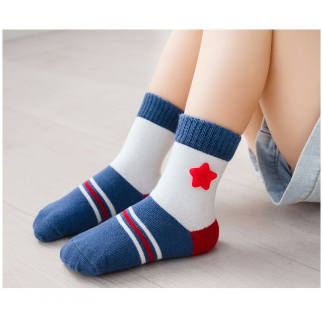 Set 5 perechi de sosetele modele diverse pentru baietei adskk2022-8-c23
