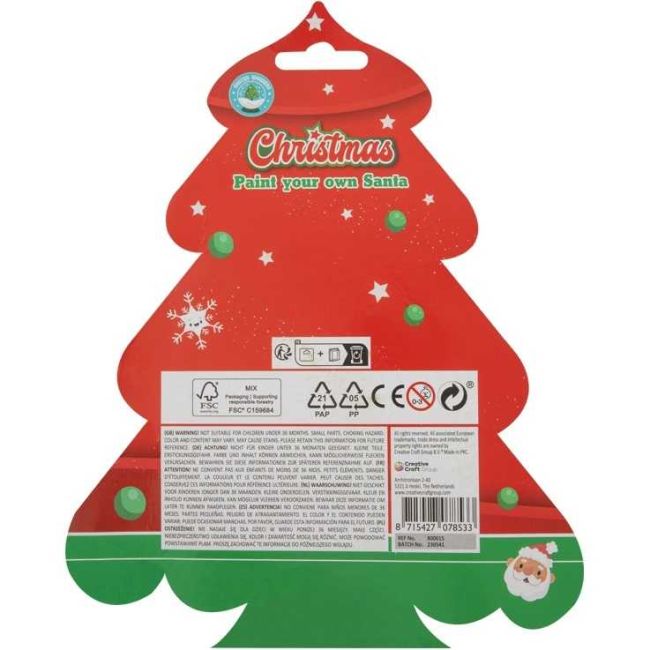 Set Creare Ornament Craciun Mos Craciun DIY - 8,5 cm Grafix GR800015 BBJGR800015_Initiala