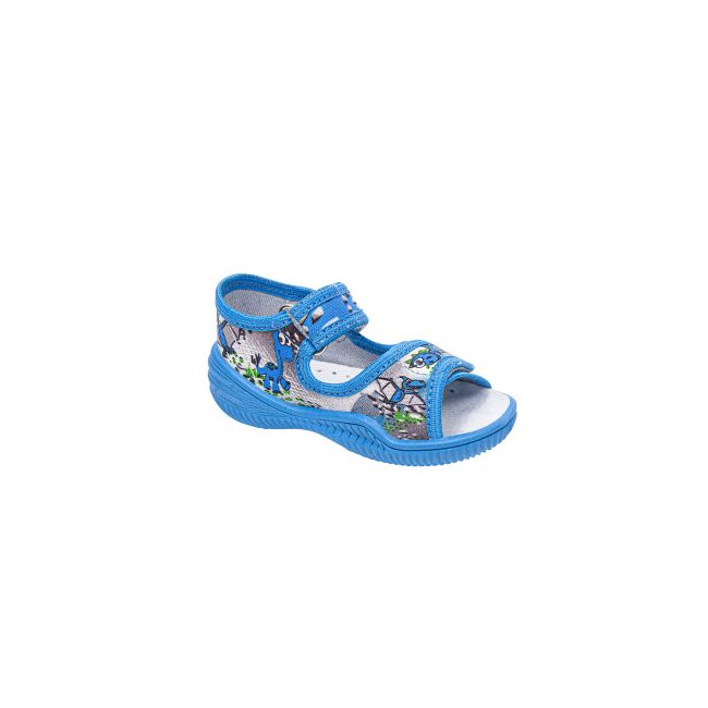 Sandalute cu brant de piele pentru baieti Vi-GGa-Mi Hugo Imprimeu marimea 25 PMICVGM.52HUGO.25