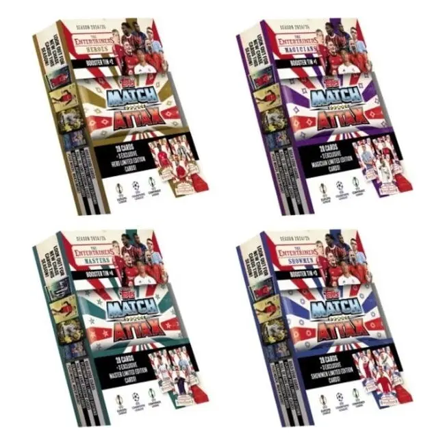 Set cartonase booster tin - Topps Match Attax 24/25 UEFA Champions