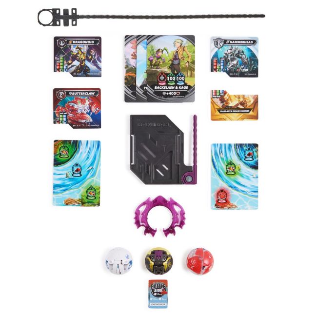 BAKUGAN STARTER PACK DRAGONOID TITANIUM HAMMERHEAD BUTTERCLAW VIV6066989_20143703