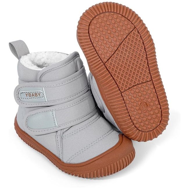 Cizme gri imblanite - mybaby mdmy557-3-c