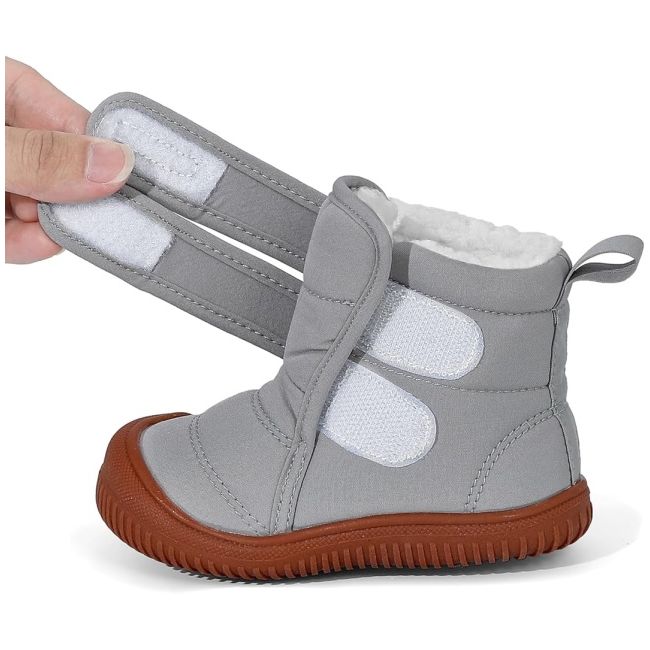 Cizme gri imblanite - mybaby mdmy557-3-c