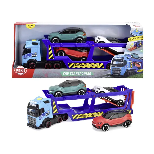 DICKIE TRANSPORTOR VOLVO 40CM CU SUNETE SI LUMINI VIV203747017