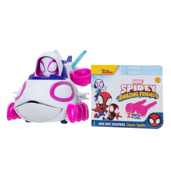 Paienjenelul Marvel - Vehicul cu lansator de sageti, figurina inclusa, diverse modele BKFSNF0287