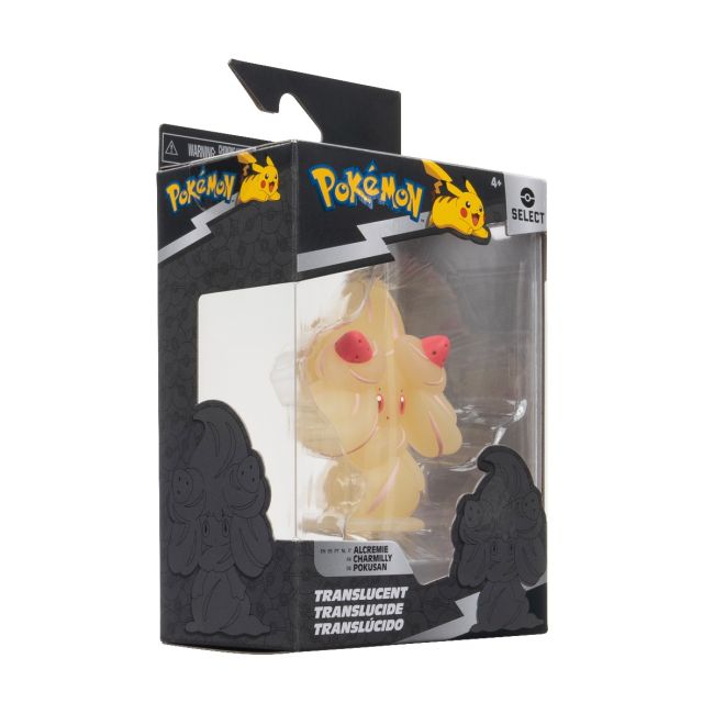Pokemon - Figurina de actiune Select 7.5 cm, Translucent, Alcremie W6 BKFPKW3931