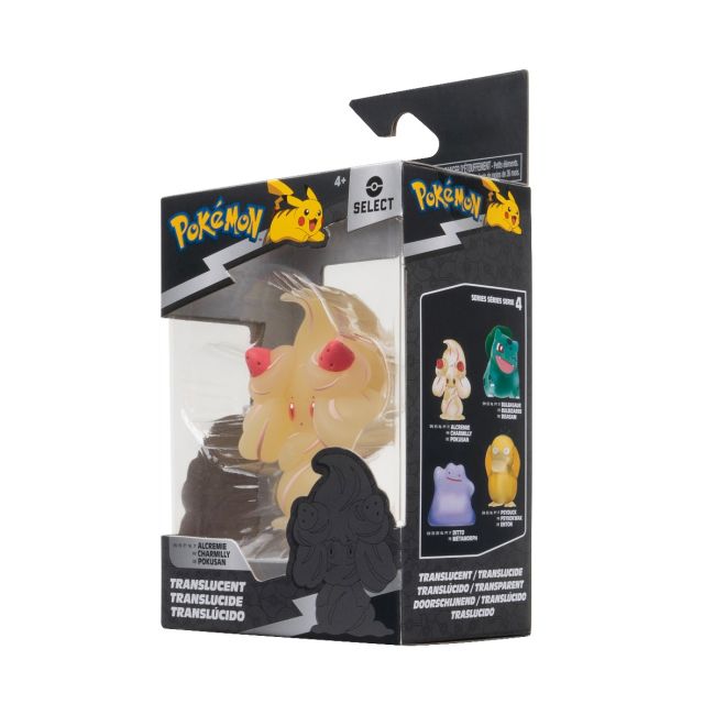 Pokemon - Figurina de actiune Select 7.5 cm, Translucent, Alcremie W6 BKFPKW3931