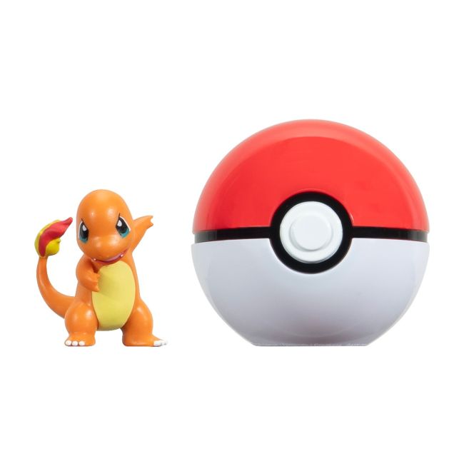 Pokemon - Set 2 figurine Clip n Go, Charmander #1 with Poké Ball W18 BKFPKW3635