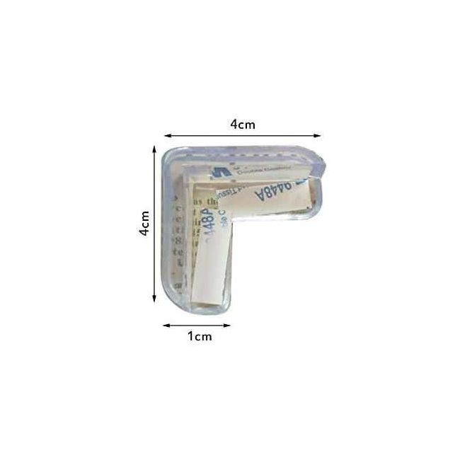 Set 2 aparatori din silicon pentru colturi 4x4x1.5 cm Ikonka IK6861 BBJIK6861_Initiala