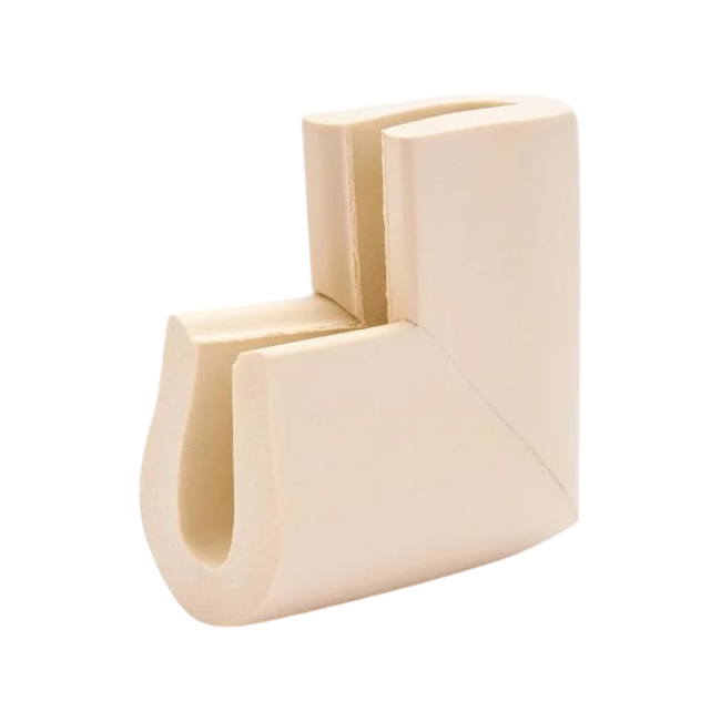 Set 4 protectii colturi in forma U, 3.5 x 0.7 x 6 cm OEM MY6863 BBJMY6863_Bej
