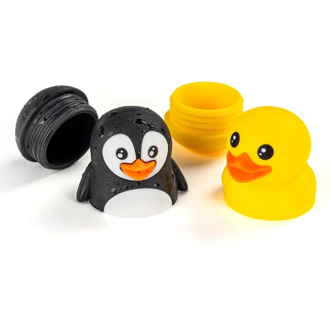 Set jucarii de baie din silicon pentru bebelusi MyHappyBath Toys , 6+ luni, Reer 76093