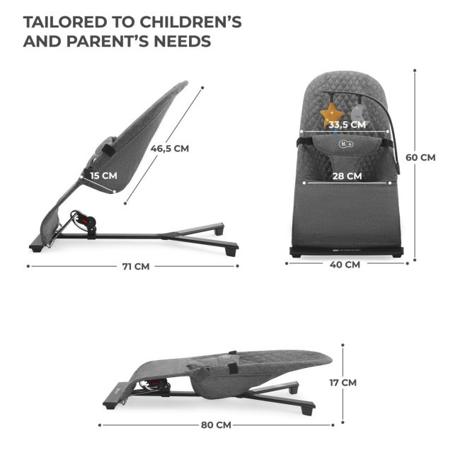BALANSOAR KINDERKRAFT MIMI, GREY VIVKBMIMI00GRY0000