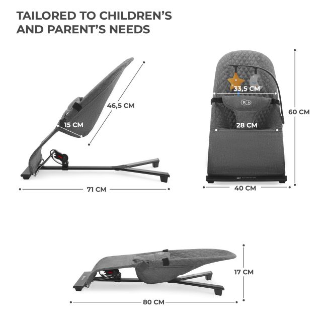 BALANSOAR KINDERKRAFT MIMI, GREY VIVKBMIMI00GRY0000
