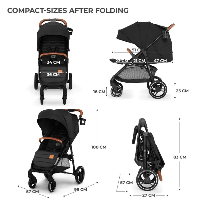 CARUCIOR SPORT KINDERKRAFT GRANDE PLUS, BLACK VIVKSGRAN00BLK0000