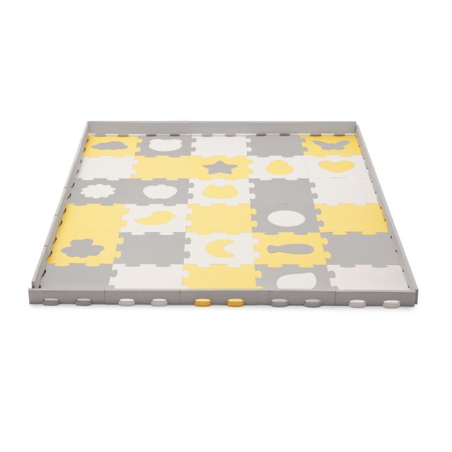 COVORAS DE JOACA KINDERKRAFT LUNO SHAPES, PUZZLE 3D, SPUMA, YELLOW VIVKPLUSH00YEL0000