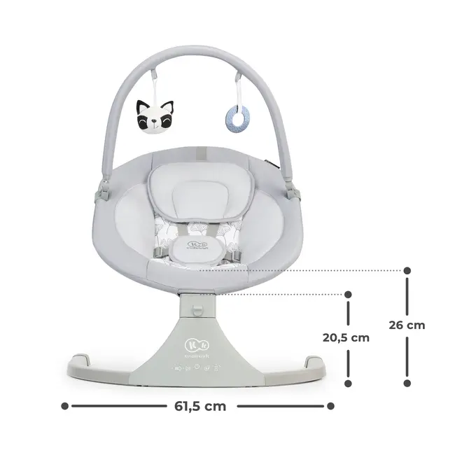 LEAGAN ELECTRIC KINDERKRAFT LULI, 2 IN 1, GREY VIVKKBLULIGRY0000
