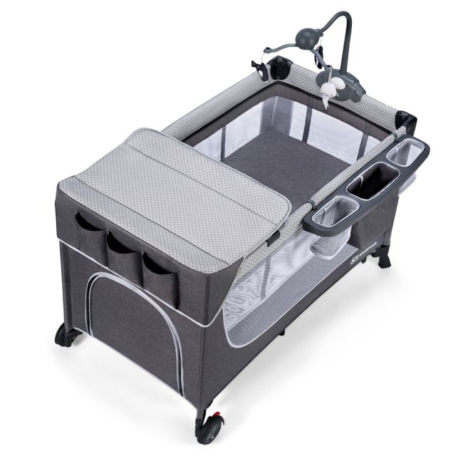 PATUT DE CALATORIE KINDERKRAFT LEODY, CU ACCESORII, GREY VIVKCLEOD00GRY00AC
