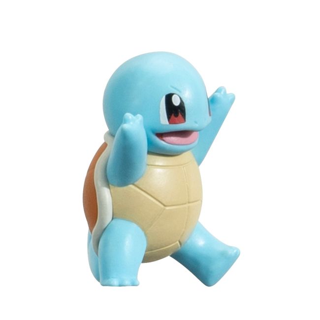 Pokemon - Set 2 figurine Clip n Go, Squirtle #3 with Poké Ball W18 BKFPKW3636