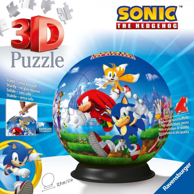 Ravensburger - Puzzle 3D Sonic 72 piese ARTRVS3D11592