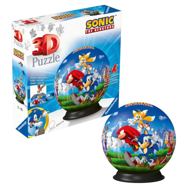 Ravensburger - Puzzle 3D Sonic 72 piese ARTRVS3D11592