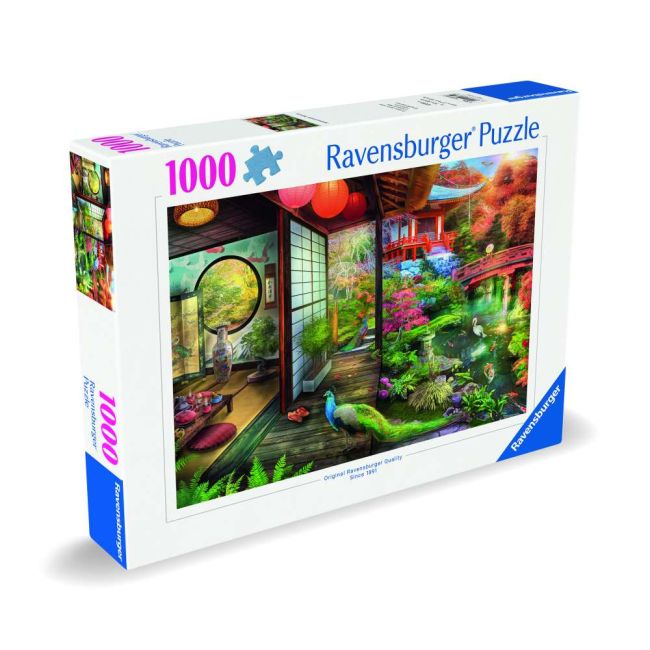 Ravensburger - Puzzle gradina japoneza 1000 piese design nou ARTRVSPA00635