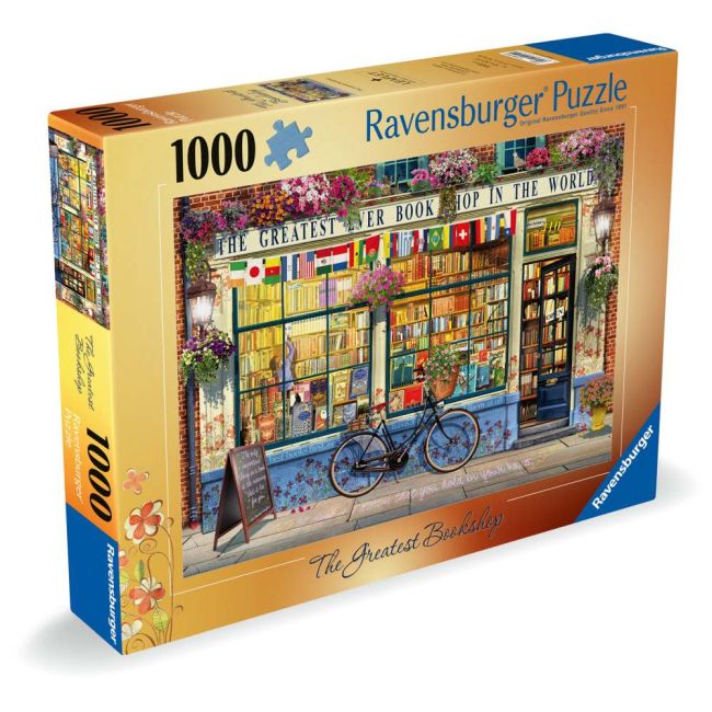 Ravensburger - Puzzle librarie grozava 1000 piese design nou ARTRVSPA00059