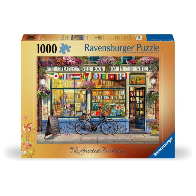 Ravensburger - Puzzle librarie grozava 1000 piese design nou ARTRVSPA00059