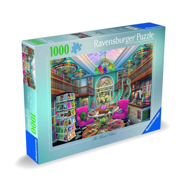 Ravensburger - Puzzle palatul cartilor 1000 piese design nou ARTRVSPA00167