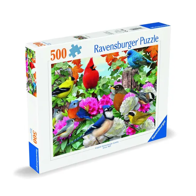 Ravensburger - Puzzle pasari 500 piese design nou ARTRVSPA00147