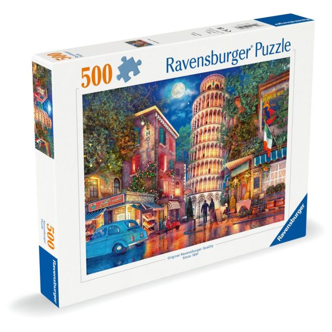 Ravensburger - Puzzle strazile din Pisa 500 piese design nou ARTRVSPA00709