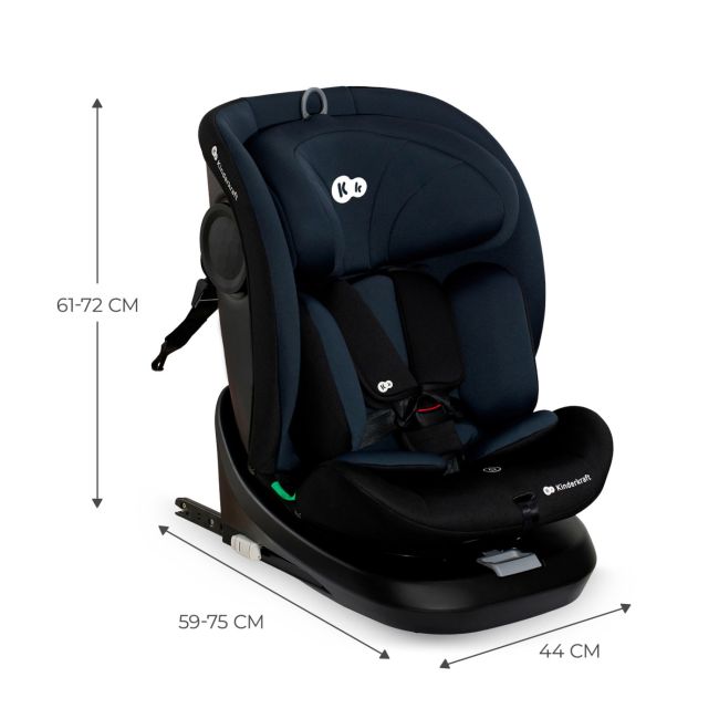 SCAUN AUTO KINDERKRAFT I-GROW I-SIZE 40-150 CM, BLACK VIVKCIGRO00BLK0000