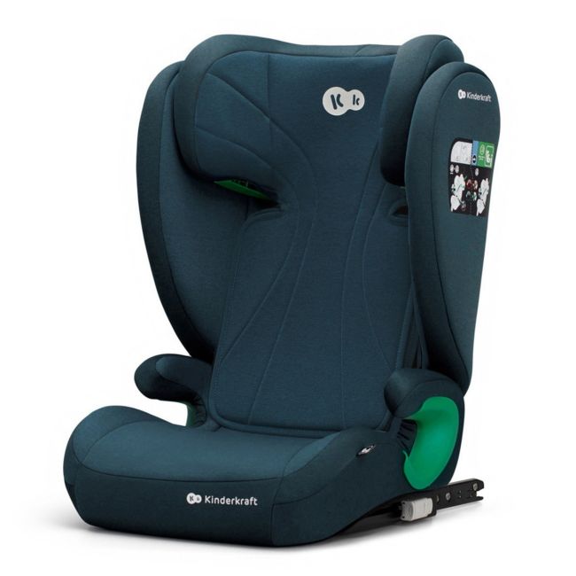 SCAUN AUTO KINDERKRAFT JUNIOR FIX2, I-SIZE 100-150 CM, HARBOR BLUE VIVKCJUFI20BLU0000