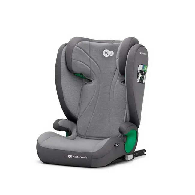 SCAUN AUTO KINDERKRAFT JUNIOR FIX2 I-SIZE, 100-150 CM, ROCKET GREY VIVKCJUFI20GRY0000
