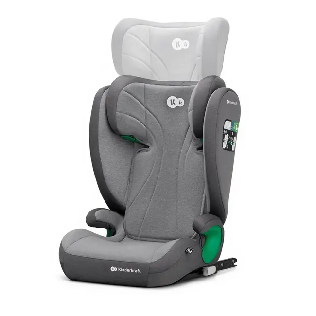 SCAUN AUTO KINDERKRAFT JUNIOR FIX2 I-SIZE, 100-150 CM, ROCKET GREY VIVKCJUFI20GRY0000