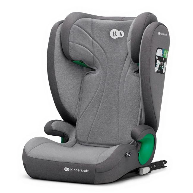 SCAUN AUTO KINDERKRAFT JUNIOR FIX2 I-SIZE, 100-150 CM, ROCKET GREY VIVKCJUFI20GRY0000