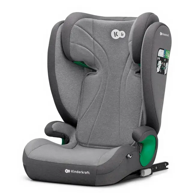 SCAUN AUTO KINDERKRAFT JUNIOR FIX2 I-SIZE, 100-150 CM, ROCKET GREY VIVKCJUFI20GRY0000