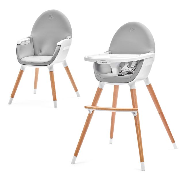 SCAUN DE MASA KINDERKRAFT FINI, 2 IN 1, GREY VIVKKKFINIGRY0000