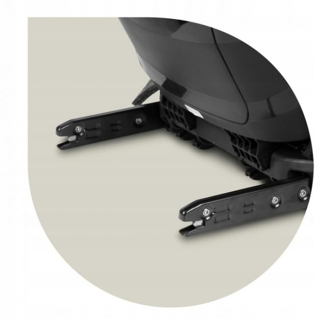 Scaun auto cu isofix nukido louis soft, grupa 100-150 cm (15-36 kg), i-size, omologare r129 - negru edeedi710010